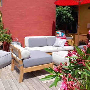 Outdoor Lounge Möbel aus Teak