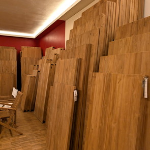 Tische Esstisch und Tischplatten aus recycled Teak
