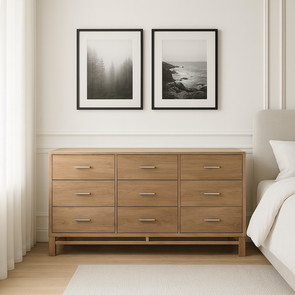 Kommode Nine aus Teak massiv