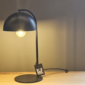 Tischlampe Study mit matt schwarzem Metallgestell, modern und trendig, Leuchten in exklusivem Design MOEBEL KOLONIE Muenchen