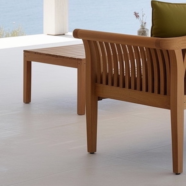 Teakholz massiv Bank LOVE