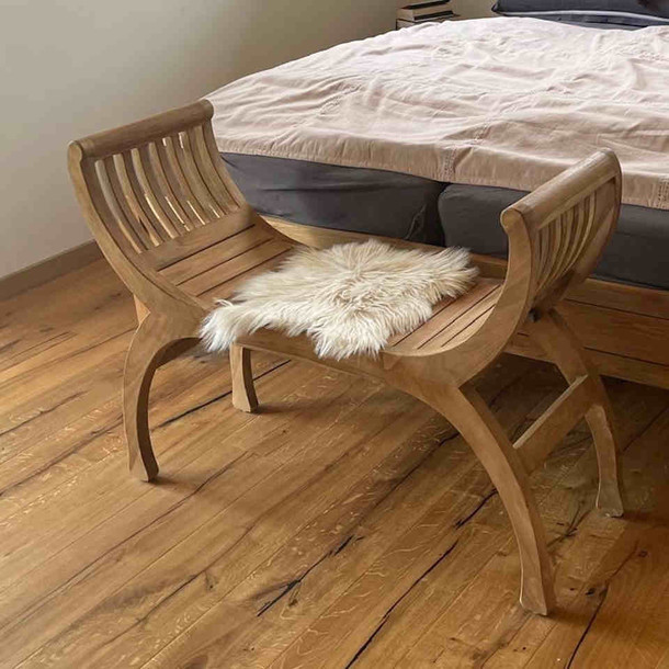 Sitzbank King aus Teak Massivholz