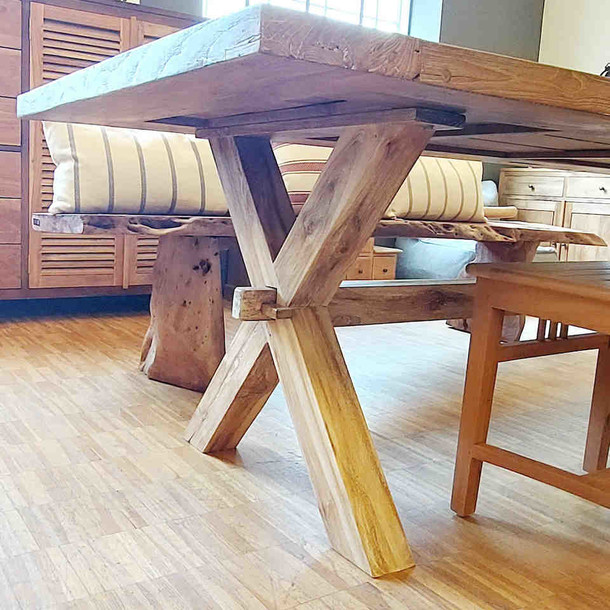 Gartentisch Menaggio - Großer, massiver Teakholztisch zum Feiern mit Familie & Co.