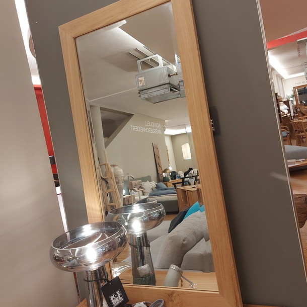 Rahmenspiegel aus Teakholz