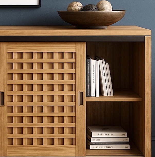 Sideboard Daniel aus Massivholz Teak