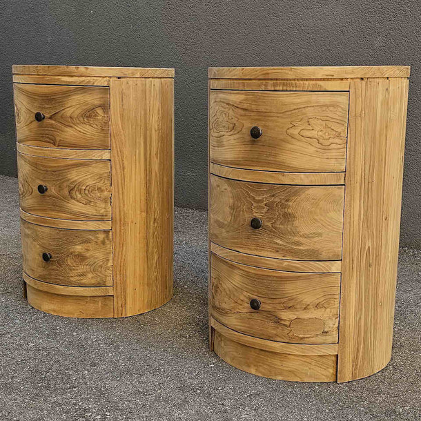Nachtkästchen Columna aus Teak massiv