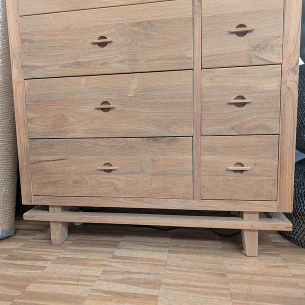 Kommode Nine aus Teak massiv