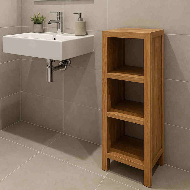 Kleines Massivholz Regal Petit