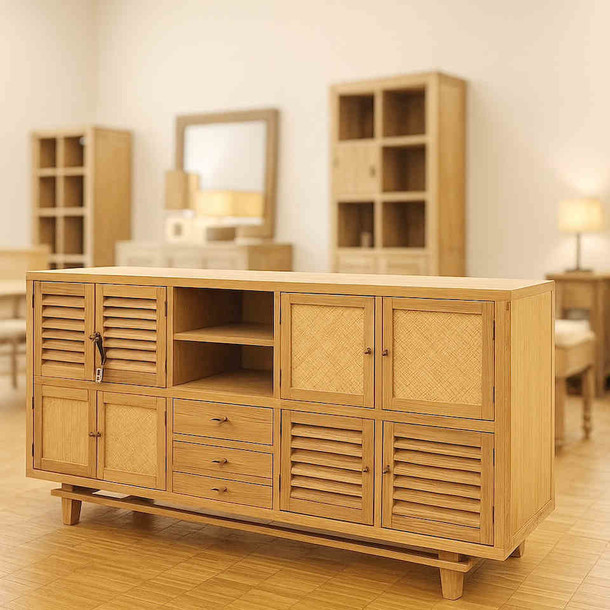 Sideboard Mulri aus Teak massiv