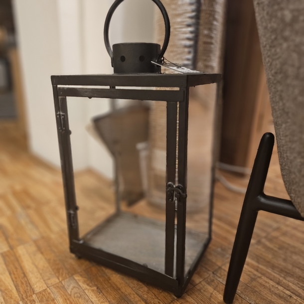 Laterne aus Metall - für Out- und Indoor