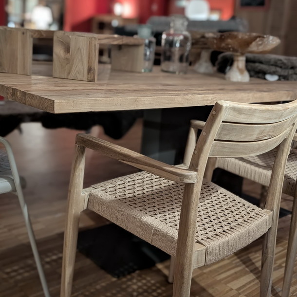 Stapelstuhl TEAK ROPE