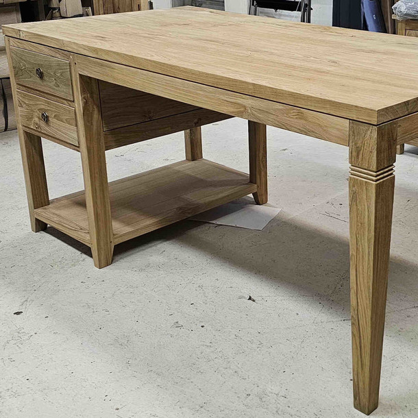 Schreibtisch Schiller, Teakholz massiv