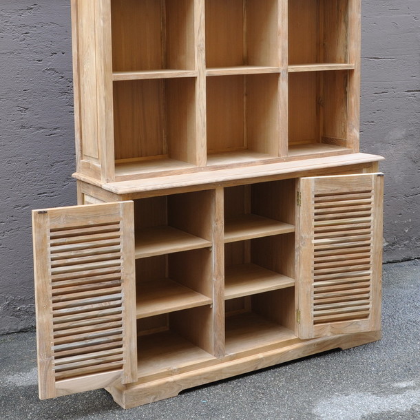 Regalschrank Nonna aus Teak Massivholz