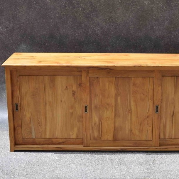 Sideboard mit Schiebetüren aus Teak