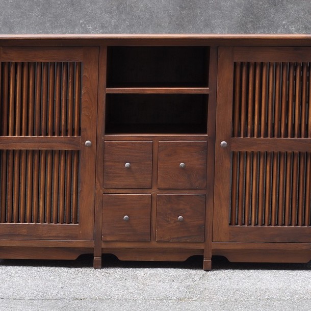 Sideboard Merida aus Massivholz Teak