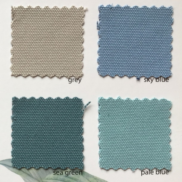 Outdoor Bezugsstoff  Grey, Sky blue, Sea Green, Pale Blue