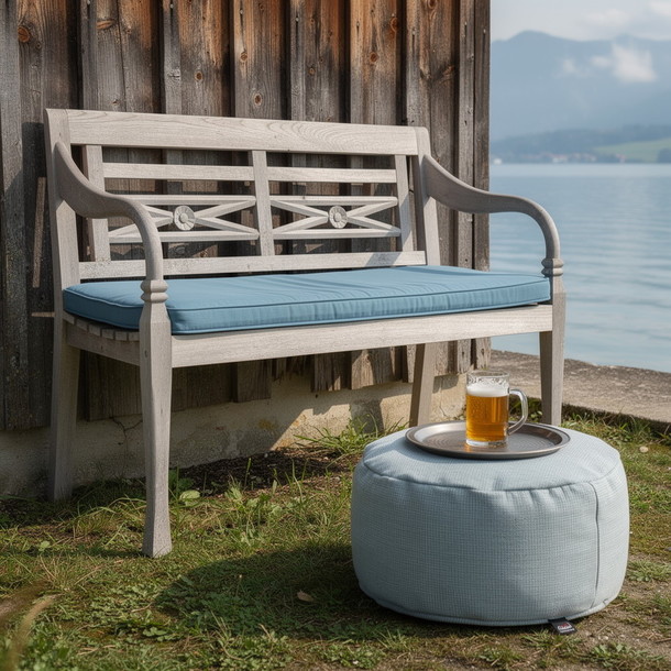 Sitzbank Prien aus massivem Teak Massivholz, MOEBEL KOLONIE Manufaktur & Design