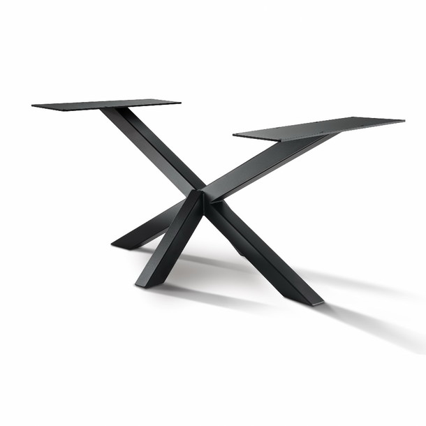 Tischgestell aus Stahl in Grau