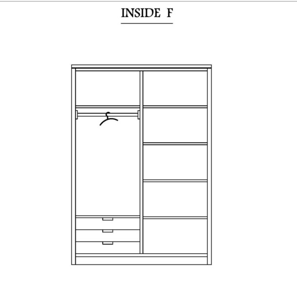 Kleiderschrank Inside F