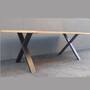 Metall Tischgestell X Slim Line