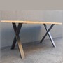Metall Tischgestell X Slim Line