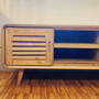 Massivholz TV Board Retro