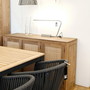Exklusive Sideboards und Gartentische aus massivem Teak - passende Sitzgelegenheiten