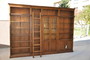 Bibliothek Cambridge aus Teak Massivholz