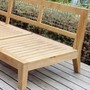 Teakholz Outdoor Sofa Jardin Corner