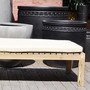 Acapulco Poolliege aus massivem Teakholz mit Auflage, robuste Liege mit Massivholz Beinen