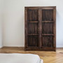 Ansicht Zeichnung Innenleben Moeglichkeit vom Teak Massivholz Schrank LEOPOLD, Moebel Manufaktur und Design aus massivem Teakholz, Massmoebel München