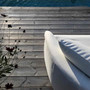 Aufnahme Detail von oben, exklusive Stoffkategorie feine Struktur, in der Farbe White, abziehbar, Sofa von fuer Outdoor, Gartensofa