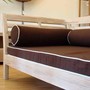 Daybed Legion aus Plantagen Teakholz mit gelatteter Sitzflaeche und gelatteter Rueckenlehne, Massivholz Moebel fuer Outdoor und Indoor Bereich, Massivholz Teak Daybed in der MOEBEL KOLONE Holz Farbe Roh, Muenchen Moebel