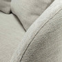 Detailansicht, grosse Foto Aufnahme, exklusiver Stoff in der Farbe Grey, wetterfest, grob strukturiert, Stoff fuer Hussen Sofa Dahlia