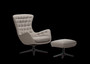 Flexlux Relax Chair in Leder, modernes skandinavisches Design