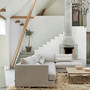 Klassisches Sofa Brandon, Ecksofa modular, Sitzkissen mit Federfüllung, sehr bequem, beste Qualität, da in Europa gefertigt.