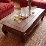 Massiver Teakholz Couchtisch Opium im Kolonial Style, Tisch fuer das Wohnzimmer aus Teak massiv in Handarbeit vom Schreiner gefertigt, im individuellen Wunsch Mass und in der beliebigen MOEBEL KOLONIE Farbe erhaeltlich, Massmoebel Muenchen ohne Aufpreis aus Teak Massivholz, Wohnen wie im Urlaub Muenchen