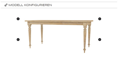 Konfigurator für Möbel nach Mass